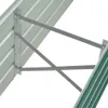 vidaXL Letto rialzato da giardino Acciaio zincato 160x40x45 Anteprima dell’immagine prodotto 9