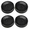 Four black circular filters arranged in a 2x2 grid on a white background. Produktbild-Vorschau