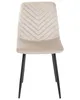 BELIANI Esszimmerstühle 4er Set Beige aus Samtstoff mit Produktbild-Vorschau 5