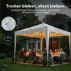 Quictent Pavillon 3x3m Wasserdicht Faltpavillon Stabil Produktbild-Vorschau 3