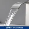 Wasserfall Waschtischarmatur, 304 Edelstahl Gebürstet, Produktbild-Vorschau 6
