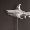 Deko Hai FineBuy 70 cm Aluminium Wohndeko Design Dekoration Produktbild-Vorschau 4