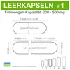 Leerkapseln vegan / vegetarisch HPMC Größe 1 leere Kapseln Produktbild-Vorschau 3