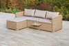 An outdoor patio setting with a sectional sofa. Produktbild-Vorschau