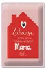 Blechschild Zuhause ist da wo Mama ist, 30 x 20 cm, Produktbild-Vorschau 1