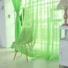 Feste Farbe Tüll Voile Tür Fenster Vorhang Vorhang Panel Produktbild-Vorschau 8