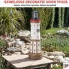 Solar-Leuchtturm Lindau, handbemalt, 84 cm, für Außenbereiche Produktbild-Vorschau