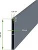 A diagram showing the dimensions of a gray aluminum profile. Produktbild-Vorschau