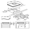 AEG 5000 Induktion / Autarkes Induktionskochfeld / Hob²Hood / 60 cm OIO64C00IB Maße Produktbild-Vorschau