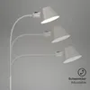 Tischlampe - Chromfarben matt - Metall - H 65 cm Produktbild-Vorschau 3