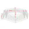 vidaXL Plateau hexagonal en gabion 200x173x40 cm Voir les images du produit 9