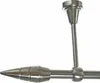 Gardinenstange Set Edelstahl Look Metall Ø 16mm zur Produktbild-Vorschau 1