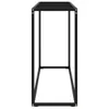 Konsolentisch Schwarz 100x35x75 cm Hartglas Produktbild-Vorschau 3