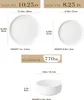MALACASA, 18dílná sada porcelánového nádobí, kombinovaný Náhled obrázku produktu 2