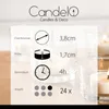 Candelo 24er Set Duftteelichter Ambiente - Black Rose Duft Produktbild-Vorschau 2