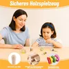 6pcs Montessori Holz Rassel - Musik Holz Spielzeug, Produktbild-Vorschau 4
