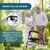 Rollator Mobiclinic Escorial Rollator pliable et léger Voir les images du produit 6