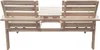 HOME DELUXE Banc de jardin REYA – 2 places en bois | Banc Voir les images du produit 5