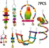 7 Packungen Spielzeug-Set für Papageien, verschiedene Produktbild-Vorschau 1