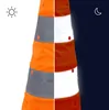 Coni segnaletici Relaxdays, set da 4, pieghevoli, strisce Anteprima dell’immagine prodotto 6