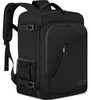Handgepäck Rucksack 40x30x20cm Schwarz 24L mit USB Produktbild-Vorschau 1