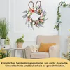 Osterkranz Deko Ostern Osterkranz mit Blumen und Eiern Produktbild-Vorschau 3