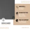 SANOZOO® - Napfunterlage, Öko-Tex, Rund 80 cm Grau Produktbild-Vorschau 3