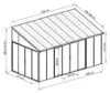 Afgesloten veranda, 3x5,46 meter, antracietgrijs, Palram Productafbeelding-voorbeeld 11