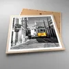 Gerahmtes Poster - Rahmen in heller Eiche - Straßenbahn Produktbild-Vorschau 3