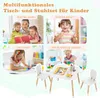 Detský stôl COSTWAY s 2 stoličkami, 3-dielna detská sada s Náhľad obrázku produktu 7