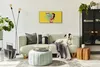 Dekor Leinwand Uhr Wandbilder 60x30 Pop Kunst Junge Frau Produktbild-Vorschau 4