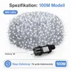 100M 800LEDs 8 režimů pohádkové světla napájení, časovač, Náhled obrázku produktu 2