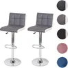 lot de 2 tabourets de bar HWC-G87, tabouret de bar, hauteur Voir les images du produit 8