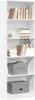 vidaXL Bücherregal Weiß 60 x 24 x 176 cm Holzwerkstoff Produktbild-Vorschau 2