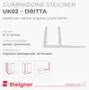 STEIGNER Guarnizione doccia UK02 100 cm (1 pz.) trasparente Anteprima dell’immagine prodotto 2