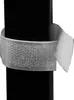 A close-up of a black pole with a gray velcro strap wrapped around it. Podgląd zdjęcia produktu