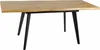 Rozkládací jídelní stůl 150(210)x90 DORIAN - dub / černý Náhled obrázku produktu 3