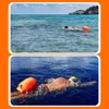 Aufblasbare Schwimmboje Sicherheitsboje 48cm Orange – Hohe Produktbild-Vorschau 2