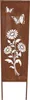 SIDCO Metallschild Rost Schild Gartenstecker Gartendeko Produktbild-Vorschau 1