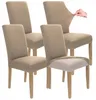 Stuhlhusse 4er Pack - Beige - Universal - Stretch - Bezug Produktbild-Vorschau 1