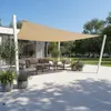 Relaxdays Sonnensegel, 5x6 m, Polyester, wasserdicht, Produktbild-Vorschau 2