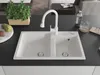 Mexen Tomas 2-Becken-Granitspüle mit Mischbatterie Elia, Produktbild-Vorschau 3