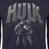 Spreadshirt Avengers Hulk Mit Faust Uni Pullover, XXL, Navy Produktbild-Vorschau 2