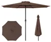 COSTWAY Sonnenschirm 350cm, großer Gartenschirm mit Kurbel Produktbild-Vorschau 1