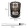 1.400W Dönergrill Schaschlikgrill Rotissiere Hähnchengrill Produktbild-Vorschau 13