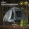 SoBuy OGS32-L-HG Feldbett mit Zelt 2 Personen 7in1 Wurfzelt Produktbild-Vorschau 5