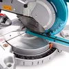 Close-up view of a miter saw blade and cutting area. Anteprima dell’immagine prodotto