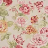 SCHÖNER LEBEN. Tischdecke Blumen Rosen beige grün rot Größe Produktbild-Vorschau 3