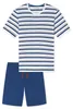 Schiesser Herren Schlafanzug kurz Gr. 50  weiss Produktbild-Vorschau 8