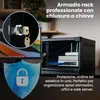Extralink armadio rack 10" 4U da parete 280x310 mm nero Anteprima dell’immagine prodotto 8